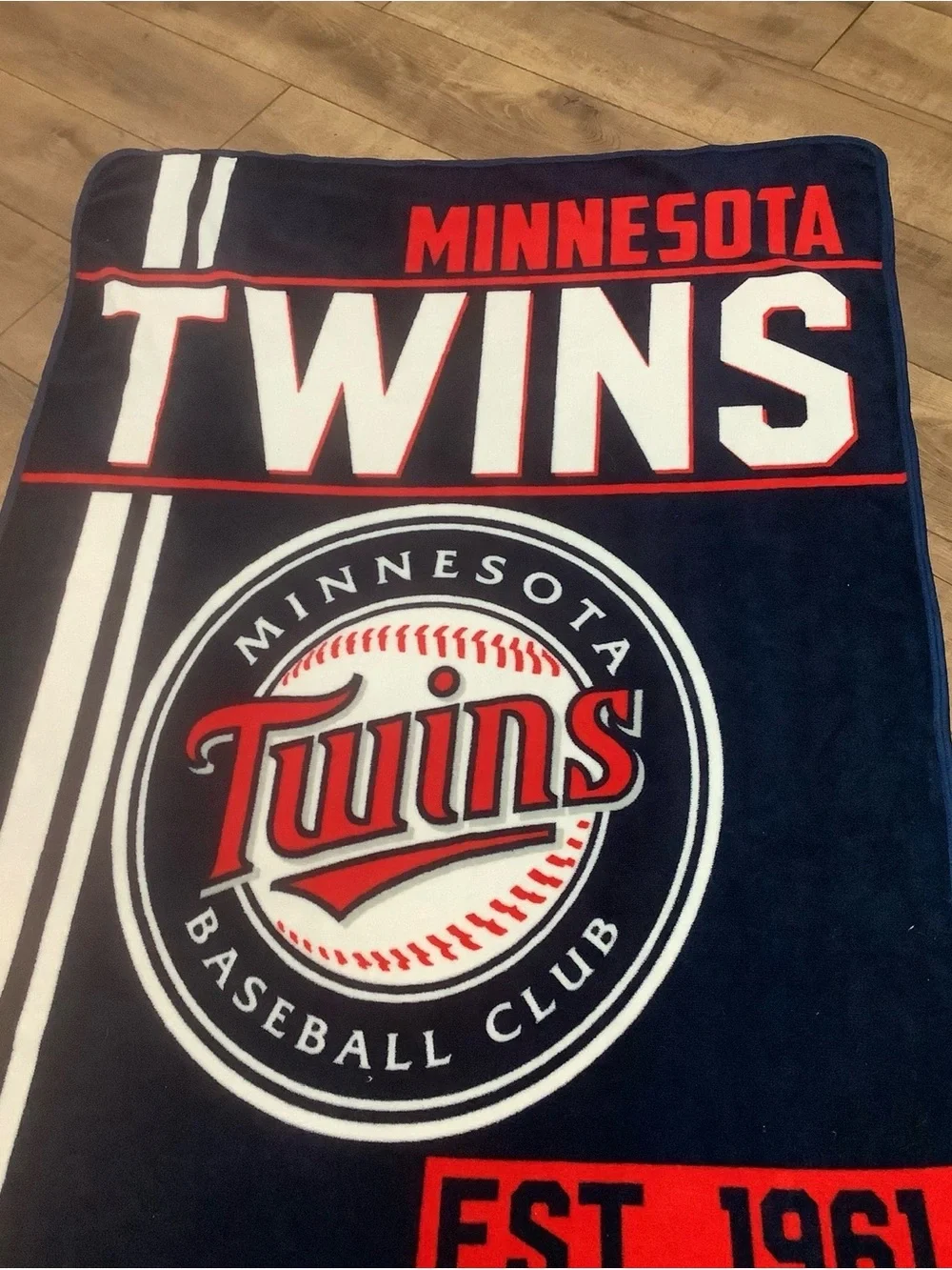 Minnesota Twins Walk Off Micro Raschel Throw 42x60